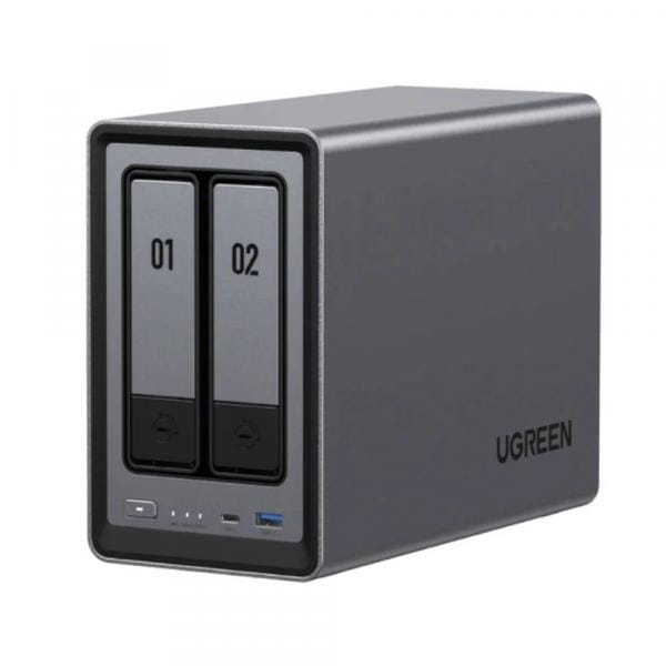Ugreen DXP2800 WD Red Plus NAS-Bundle NAS inkl. 2x Pro 3.5 Zoll SATA - NAS