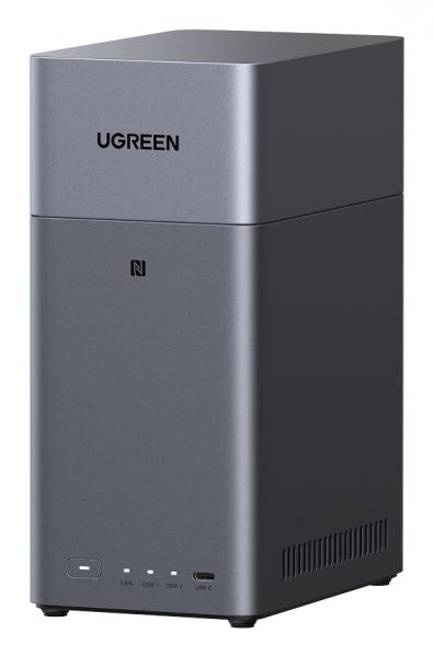 Ugreen DH2300, NAS, Mini Tower, 4 GB, Grigio