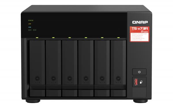 QNAP TS-673A-8G + 6X ST18000NE000