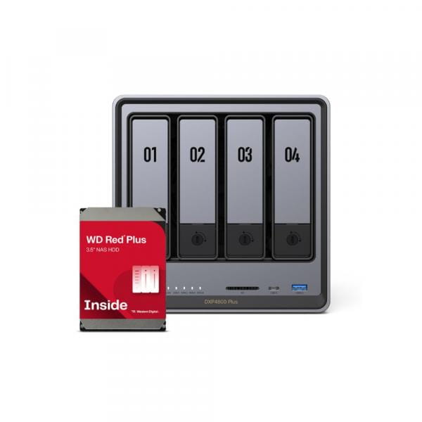 Ugreen DXP4800 Plus 4Bay NAS with 4x WD RED