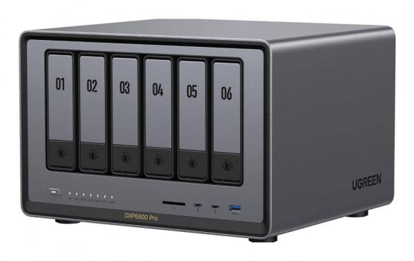 Ugreen NASync DXP6800 Pro, NAS, Kompakt, Intel® Core™ i5, i5-1235U, 8 GB, DDR5