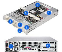 Supermicro CSE-822T-R500RCB