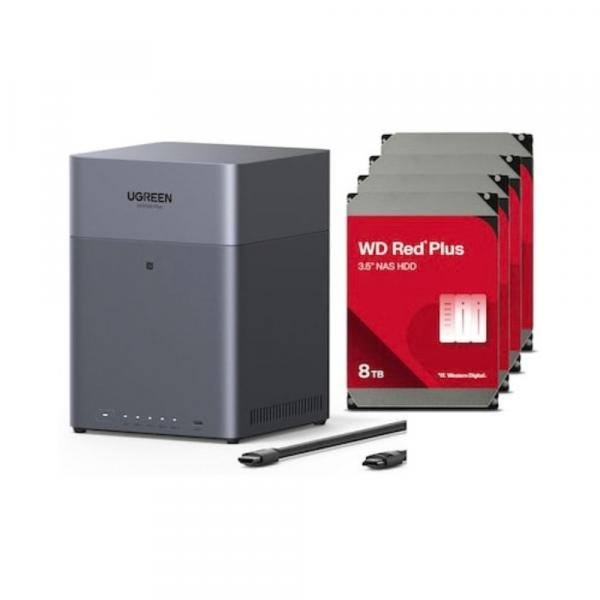 Ugreen NASync DH4300 Plus NAS System 4-Bay inkl. 4x WD WD80EFPX HDD - 8 - Storage Server