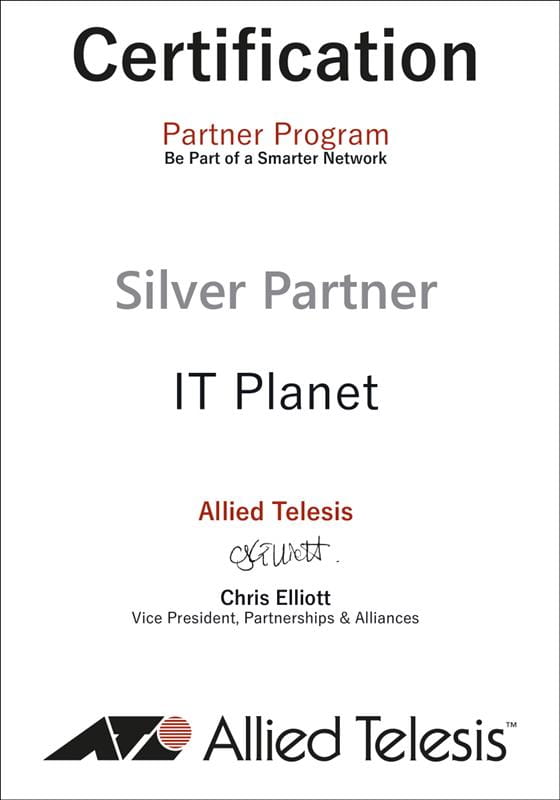 Allied Telesis Zertifikat