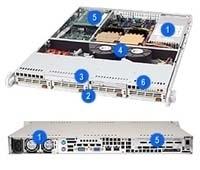 Supermicro CSE-813T-500CB