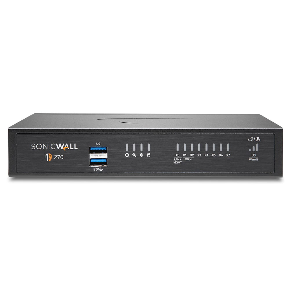 SonicWall TZ-270 TotalSecure Advanced Appl. w/ APSS (02-SSC-6843)