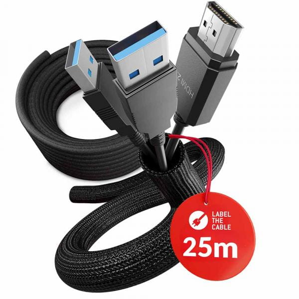 PRO 5111 LTC CABLE TUBE 10 (25m, 10mm, Noir)