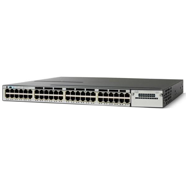 Cisco Systems WS-C3750X-48T-S Cisco Catalyst 3750X gemanaged L3 Gigabit Ethernet (10/100/1000) 1U Schwarz - Silber | WS-C3750X-48T-S